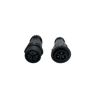 China IP68 M25 30AMP 3 pin 4pin Automotive Waterproof Male Female Connector for sale