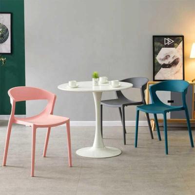 China Good Sale Durable Armless Plastic Chair PP Plastic Dining Chair PP Dining Chair for sale