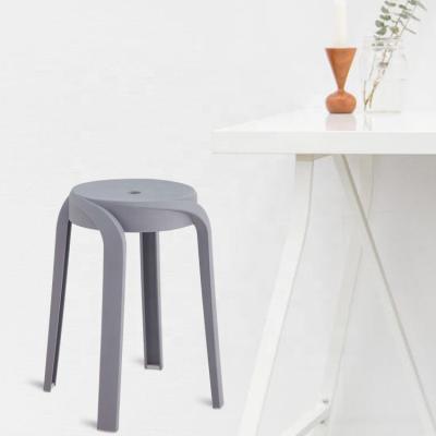 China Durable Hot Selling Stage Plastic Stackable Stools Chair Nordic Plastic for sale