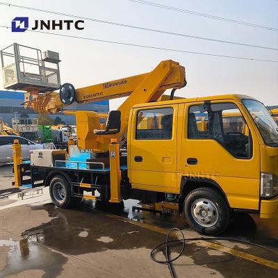 China High-altitude Operation Truck 4x2 12m 18m Telescopic Boom Aerial Platform Truck for sale