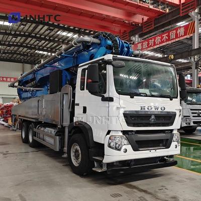 China HOWO TX 6x4 Chassis Concrete Pump Truck 400HP 58m 400hp Concrete Pump Truck for sale