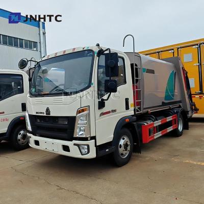 China HOWO Garbage Truck 4X2 5CBM 105CBM Garbage Trash Compactor Garbage Truck for sale