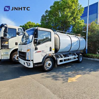 China Sinotruk Howo 4x2 Light Fuel Oil Truck Tanker 4200 Liters Diesel Oil Fuel Tank Trucks for sale