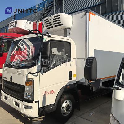 China HOWO 6 Wheels Refrigerated Truck Small Refrigerated Truck Ice Cream Transport Freezer Van Truck For Sale for sale