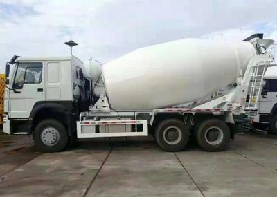 China White Color Big Horsepower Concrete Mixer Machine 6 x 4 Type Three Axle for sale