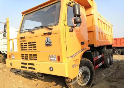 China 371HP weg vom Landstraßen-LKW, gelbe Farbhochleistungskippwagen 70 Tonnen Lasts- zu verkaufen