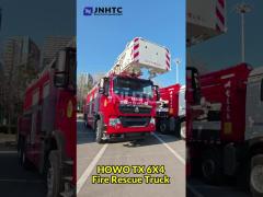 Howo TX Fire Fighting Truck 5000L Water Foam Tanker 4X4 With Crane Truck