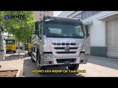 Sinotruk Howo Oil Tank Truck 6X4 400HP LHD Diesel Fuel Oil Tank Truck Good Price