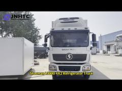 New Shacman L3000 4x2 Refrigerator Truck Fruit Vegetables10 Ton Light Duty Refrigerated Box Truck