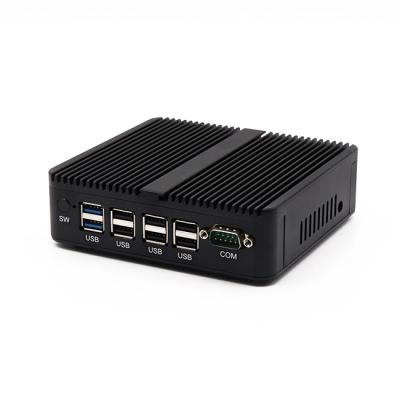 China Fanless+Aluminum Alloy Metal Case OEM AluminiumJ1800 J1900 N2840 NUC Slim Client Fanless Desktop PC MINI for win7 for sale