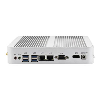 China Fanless Business 2 Ethernet Ports PC i3 ​​i5 i7 8550U Mini Desktops With SIM Card 8250U Computer for sale