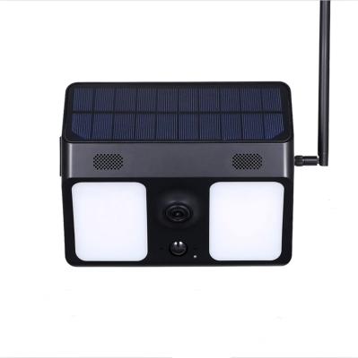 China Garden LED CCTV IP Video Siren 1080P Solar Wifi Camera PIR Motion Alarm Battery Wireless Built-in Power Outdoor Security Cameras for sale