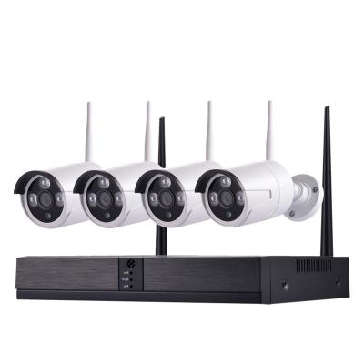 China NIGHT VISION 1080P IP Camera Real Time Monitoring System Wired Security Wireless Outdoor Set Surveillance Dome Nvr CCTV Kit 4 Camera for sale