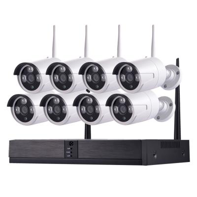 China Night Vision 1080P 8 Channel Onvif Ihome Security NVR Kit Wireless Safety Wifi Decentralized IP CCTV Camera System for sale