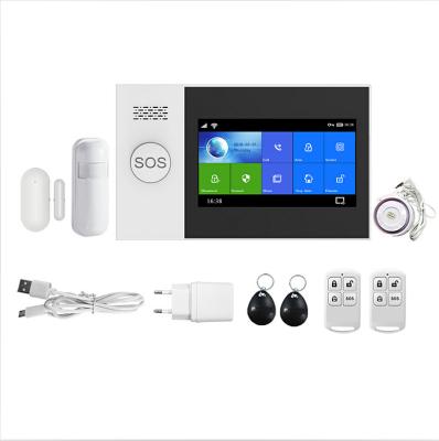 China Indoor Alarm System Regis Wifi and Burglar Wireless Kit Tuya Security Alarm System GM/M Home GSM Motion Detector Sensor for sale