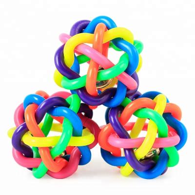 China Viable Most Popular Toys Colorful Ball Dog Toy Pet Squeaky Chew Toys for sale