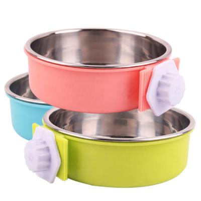 China Automatic Pet Feeder Shot Dispenser Stainless Steel Dog Cat Feeding Water Food Bowl for sale