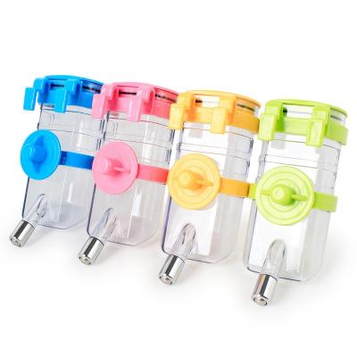 China Wholesale Automatic Portable Travel Water Bottle Pet Dog Hanging Water Feeder for sale