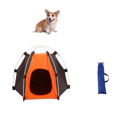 China Wholesale Durable Portable Outdoor Waterproof Cat House Folding Pet Tent for sale