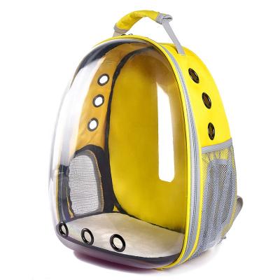 China Space Capsule Dog Cat Pet Carrier Backpack Portable Breathable Bag for sale