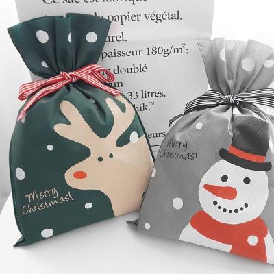 China Promotional Nonwoven Christmas Items Gift Bag Package Part Decorative For Christmas Gift Wrapping Xmas Items For Kids for sale