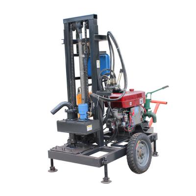 China Factory Cheapest Small Water Well Drilling Rig Water Well Drilling Rig Crawler Mobile Water Drilling Rig Deep 100m for sale