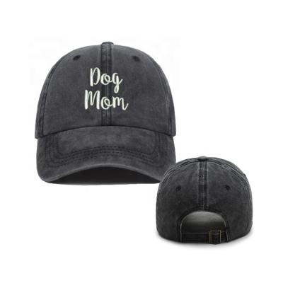 China JOINT Factory In The Running Hat Adjustable Size Cotton Mum Classic Dog Baseball Cap for sale