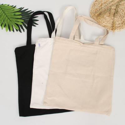 China Siicoo Wholesale White 100% Cotton Handled Tote Grocery Bag for sale