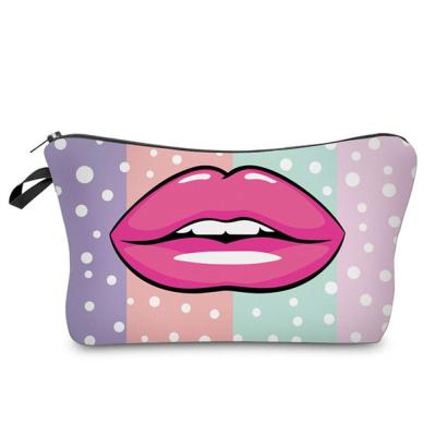 China Cheap And Fashion To Siicoo Most Popular Wholesale Canvas Lip Cosmetic Bag for sale