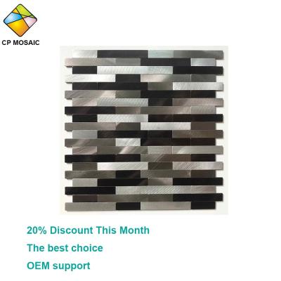 China Parquet Competitive Price Outlet Self Adhesive Aluminum Foil Mosaic Slab for sale