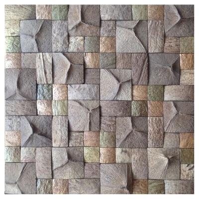 China Fashion Hot Sale Vintage Style Coconut Acid Resistant Mosaic Tile in Europe Market for sale