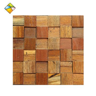 China Wooden Parquet Wall Panel Pattern 25x25 Old Mosaic for sale