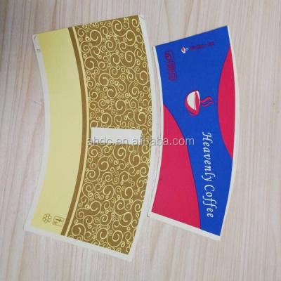 China waterproof flexo printing190gsm paper cup raw material suppliers, wood pulp material for sale