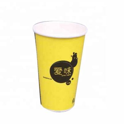 China Disposable Disposable Juice Paper Cup Food Grade For Cold Drink for sale