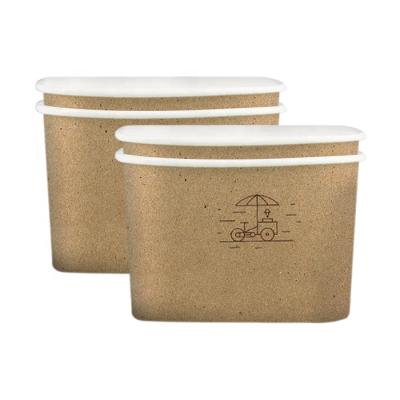 China Food Grade Disposable Stock Available Eco Friendly Frozen Paper Cup for sale