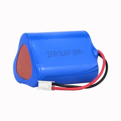 China Camera 9.6v 3Ah Lithium-ion LiFePO4 Battery for sale