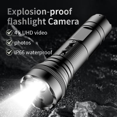 China Built-in HD 1080P Flashlight HD 1080P Waterproof Sports LED Bike Motorcycle Helmet Torch 4K Outdoor Action Camera with Compasss Flashlight for sale