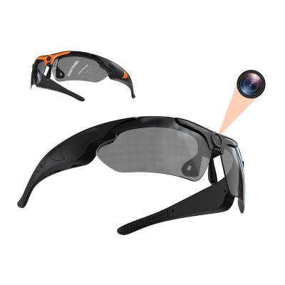 China Wide Angle Camera Video Recording Waterproof Sports Sunglasses / Waterproof Sunglasses 1080P for sale