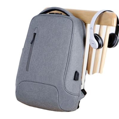 China Harmless Bags Capacity Easy Carry Laptop Backpacks For Men\Laptop Simple USB Large Capacity Leisure Bags Unisex Can Add LOGO for sale