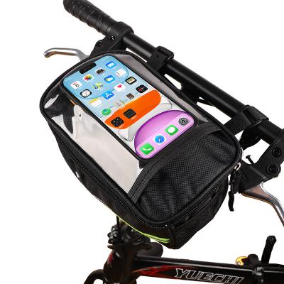 China Water Proof Bicycle Bag Mountain Bike Road Bike Folding Handlebar Bag Front Beam Front Handlebar Bag for sale