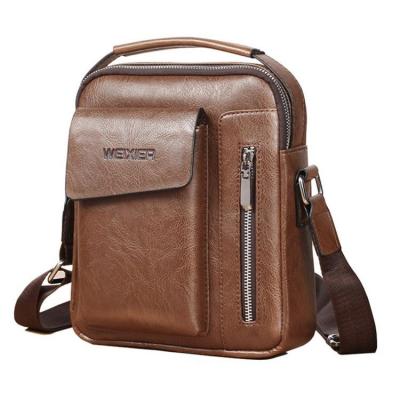 China New Fashion Fashion Men Shoulder Bags PU Pocket Casual Leather Bag For Men for sale