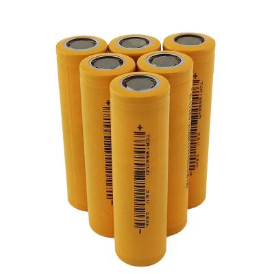 China Toys 18650 volt lithium battery 3.7V large capacity rechargeable bright flashlight battery with explosion-proof cover for sale