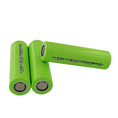 China Toys Head 18650 lithium battery 2500mAh 3.6V flashlight rechargeable battery headlight convex luminous lithium battery for sale