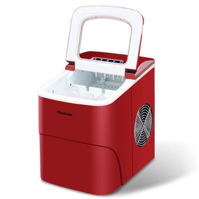 China Hotel Smad Mini Cube Ice Maker Black Portable Compact Worktop OEM Shop Power Style Tank Garage Unit Silver Red White Packaging for sale