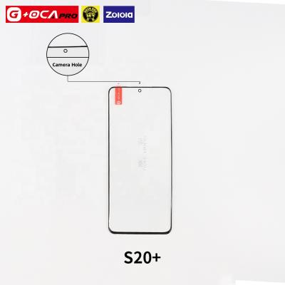 China Repairing G+OCA pro Defective Screen for SAMSUNG S20 plus 2 Glass 1Original with OCA Front Panel Replacement Outside Screen for sale