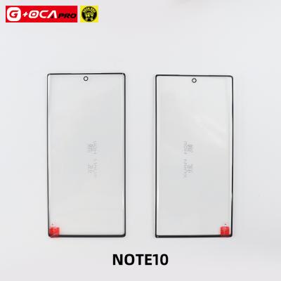 China High Quality Broken Fix Phone Screen G+OCA Pro For SAMSUNG Note10 Front Edge Screen Replacement 2 In 1 Original Glass With for sale