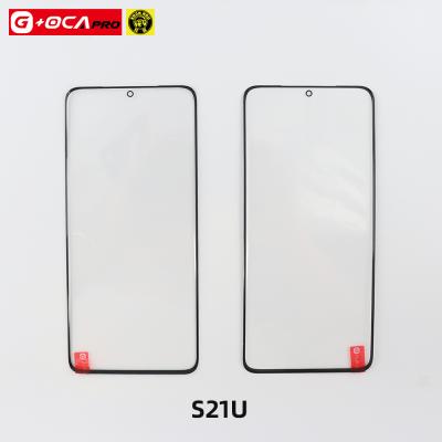 China High Quality Broken Fix Phone Screen G+OCA Pro For SAMSUNG S21Ultra 5G 2 in 1 Front Panel Replacement Glass With OCA for sale