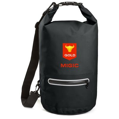 China 100% Waterproof For Smart Phone Popular Customize Logo Roll Top Outdoor Sport Waterproof Logo Ocean Backpack PVC Dry Bag Swimming Kayak Swimming Dry Package for sale