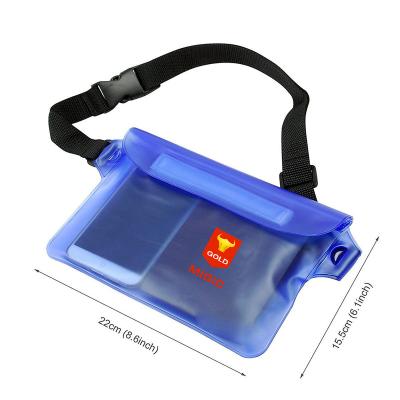 China Outdoor Multi Size Universal Waterproof Bag Tool Fuction PVC Transparent Waterproof Phone Traveling Dry Bag For iPad for sale