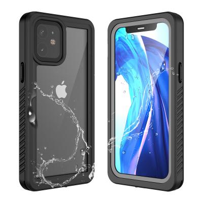 China New Design Waterproof Built-in Screen Protector Shockproof Phone Cover TPU IP68 Waterproof Case For iPhone 12 5.4 inch Phone Case for sale